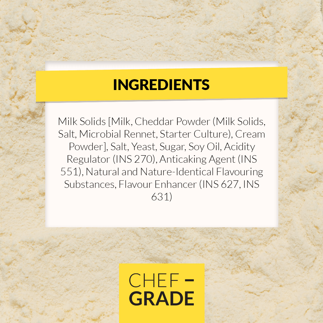 Compound Cheddar Cheese Powder – Sharp & Savory All - Purpose Blend - CHEF - GRADE