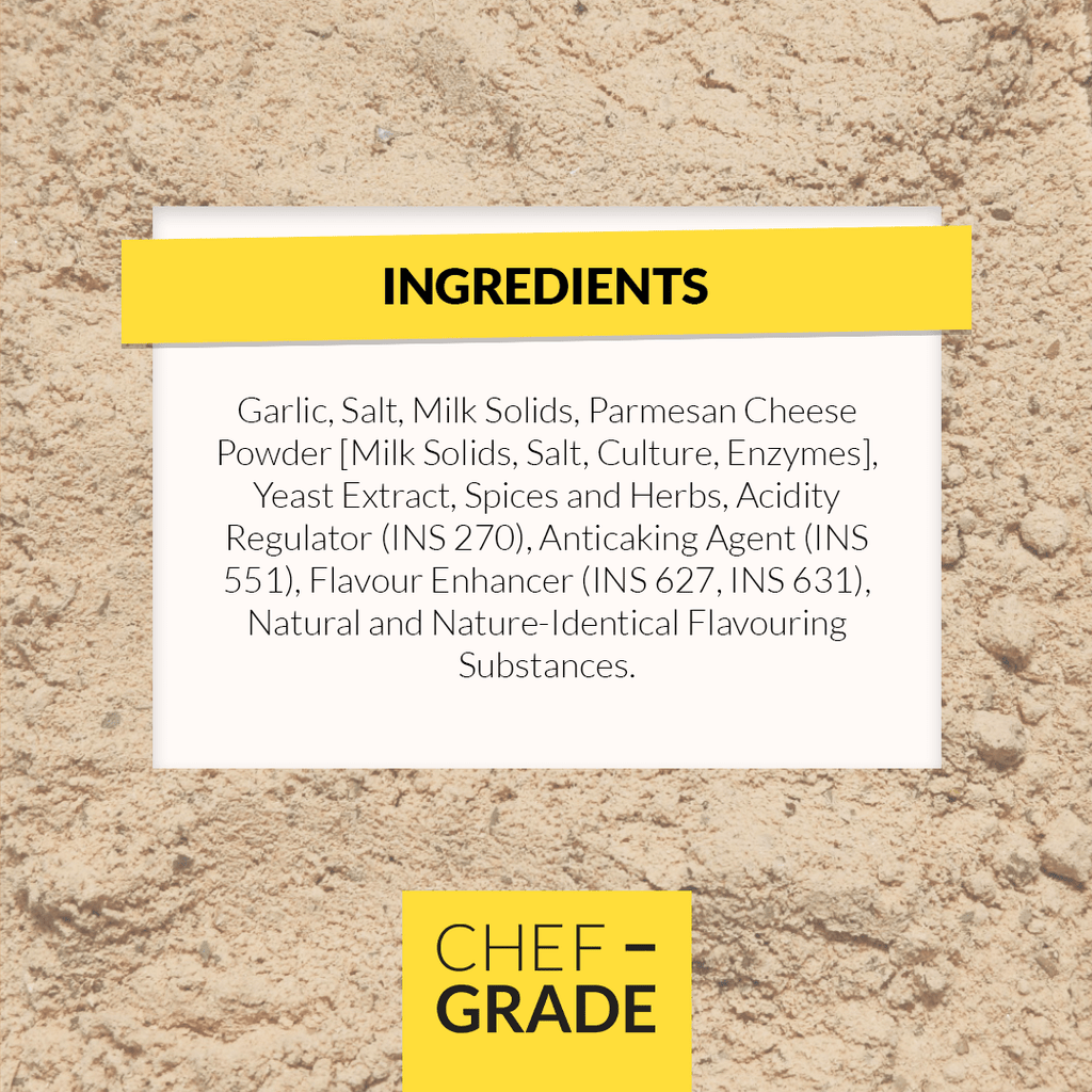 Garlic Parmesan Seasoning – Sharp, Herbaceous & Savory Italian - Style Blend - CHEF - GRADE