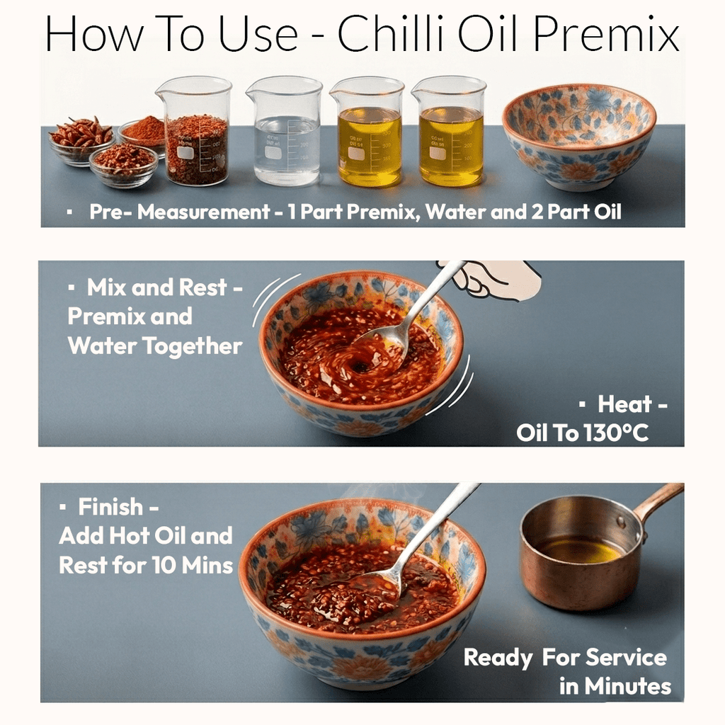Instant Chili Oil Premix - Fiery, Rich, and Bold - CHEF-GRADE