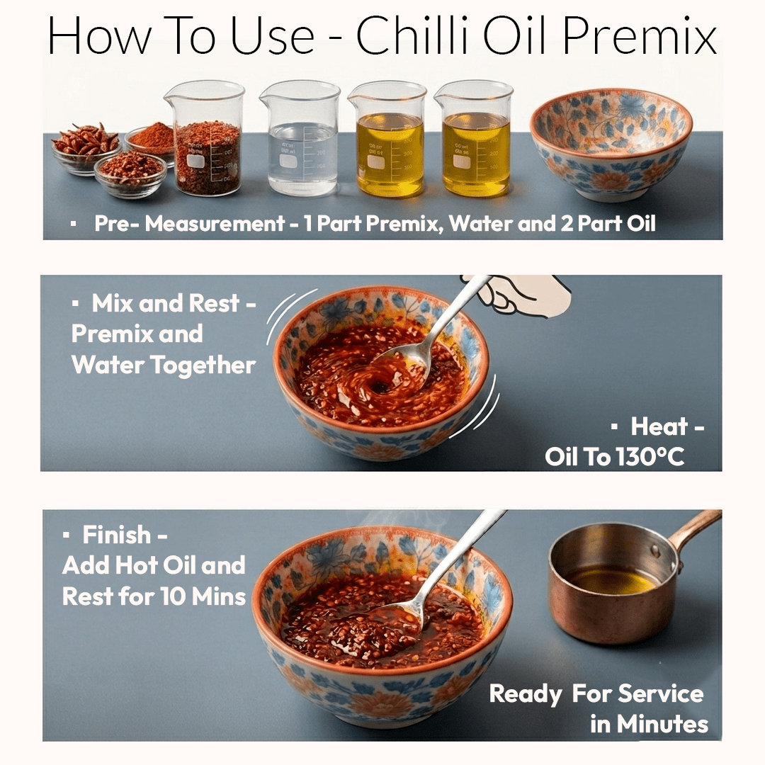 Instant Chili Oil Premix - Fiery, Rich, and Bold - CHEF-GRADE